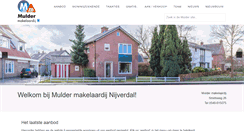 Desktop Screenshot of mulder-makelaardij.nl